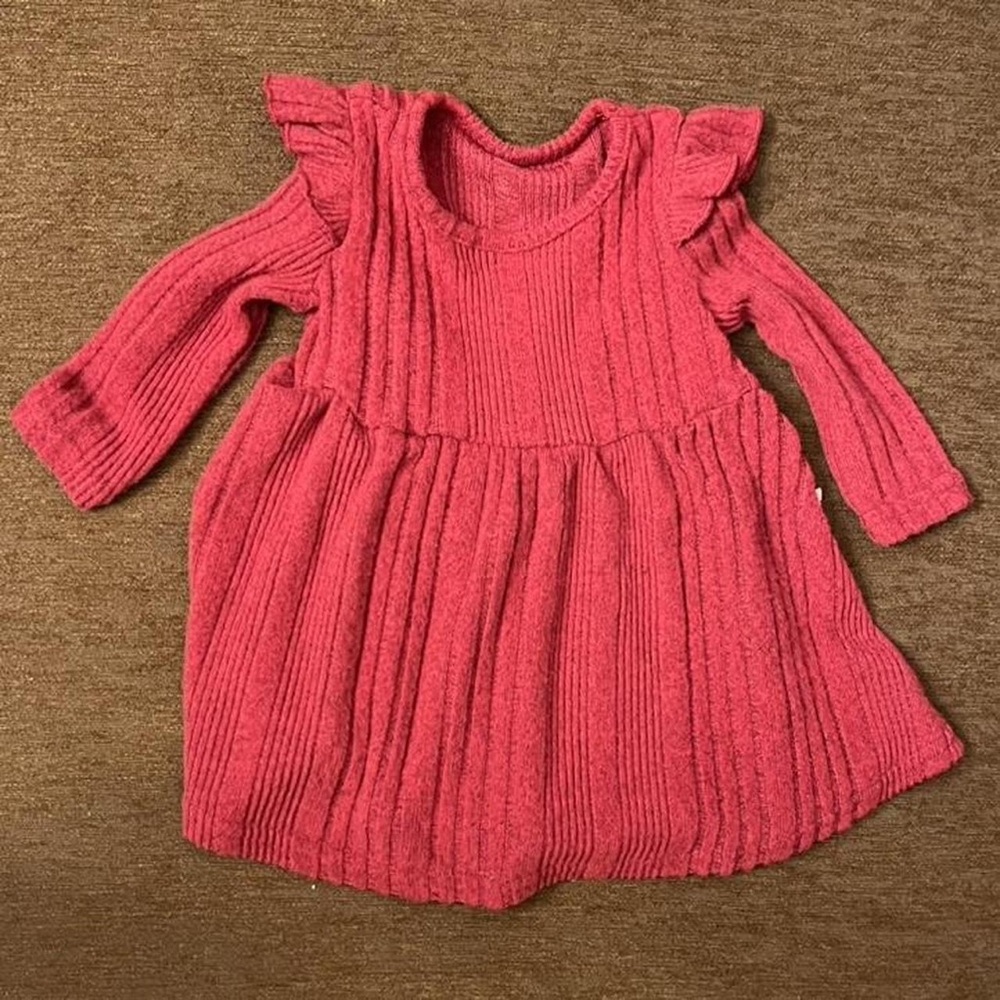 SHEIN Girls' Pink and Red Dress